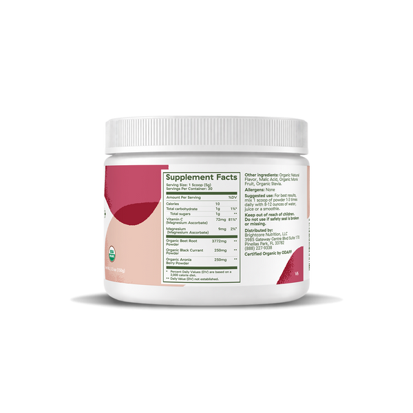 BrightBeets®+ (Organic Beet Root Powder)